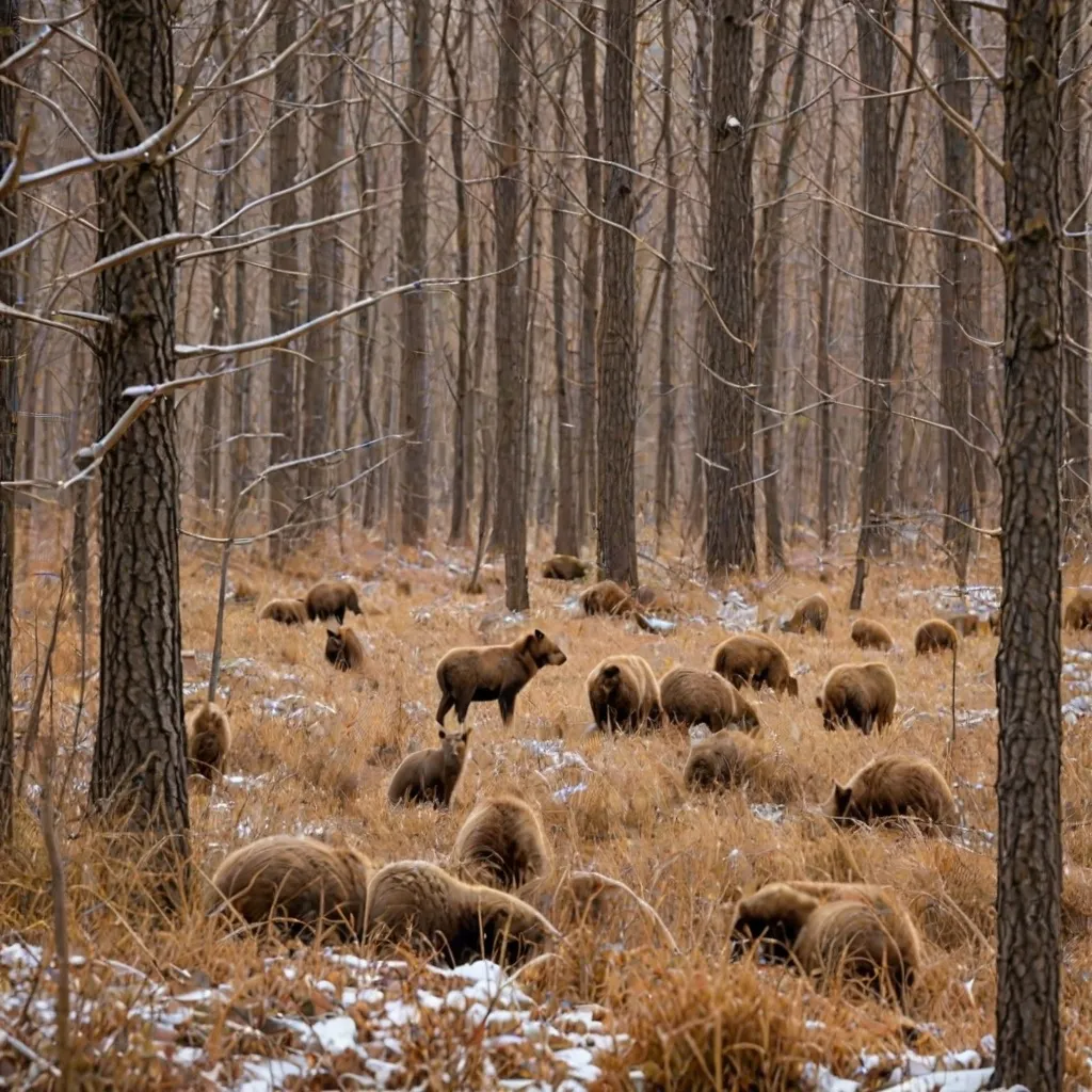 Czy dziki hibernują? Poznaj ich zimowe zwyczaje