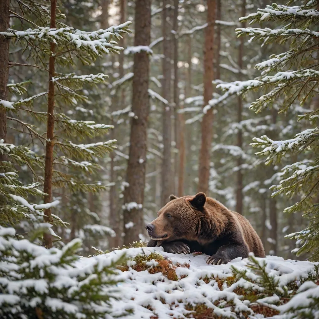 Jak przebiega sen zimowy niedźwiedzi? Fascynujące fakty